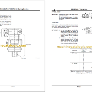 Hitachi EX17U Technical and Workshop Manual