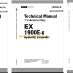 Hitachi EX1900E-6 Hydraulic Excavator Technical and Workshop Manual