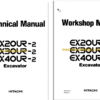 Hitachi EX20UR-2 EX30UR-2 EX40UR-2 Excavator Technical and Workshop Manual