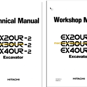 Hitachi EX20UR-2 EX30UR-2 EX40UR-2 Excavator Technical and Workshop Manual