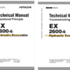 Hitachi EX2600-6 Hydraulic Excavator Technical and Assembly Procedure and Workshop Manual