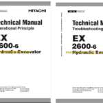 Hitachi EX2600-6 Hydraulic Excavator Technical and Assembly Procedure and Workshop Manual