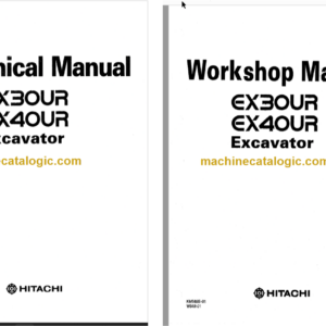 Hitachi EX30UR EX40UR Excavator Technical and Workshop Manual