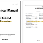 Hitachi EX33U Excavator Technical and Workshop Manual