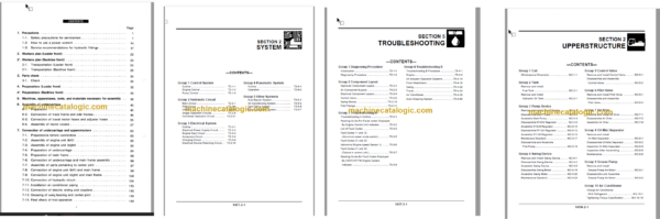 Hitachi EX3500-3 Technical and Assembly Procedure and Workshop Manual