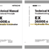 Hitachi EX3600E-6 Hydraulic Excavator Technical and Assembly Procedure and Workshop Manual