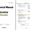 Hitachi EX40U EX50U Excavator Technical and Workshop Manual