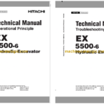 Hitachi EX5500-6 Hydraulic Excavator Technical and Assembly Procedure and Workshop Manual
