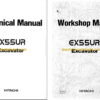 Hitachi EX55UR Excavator Technical and Workshop Manual