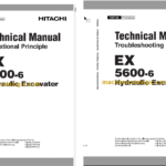 Hitachi EX5600-6 Hydraulic Excavator Technical and Assembly Procedure and Workshop Manual