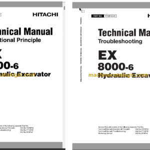 Hitachi EX8000-6 Hydraulic Excavator Technical and Assembly Procedure and Workshop Manual