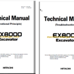 Hitachi EX8000 Excavator Technical and Assembly Procedure and Workshop Manual