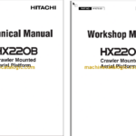 Hitachi HX220B Crawler Mounted Aerial Platform Technical and Workshop Manual