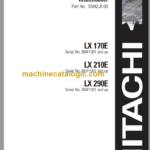 Hitachi LX170E-1 LX210E-1 LX290E-1 Wheel Loader Service Manual