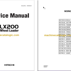 Hitachi LX200 Wheel Loader Service Manual