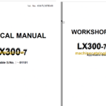 Hitachi LX300-7 LX360E-7 LX450-7 Wheel Loader Technical and Workshop Manual