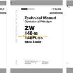 Hitachi ZW140-5B ZW140PL-5B Wheel Loader Technical and Workshop Manual
