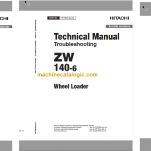 Hitachi ZW140-6 Wheel Loader Technical and Workshop Manual