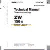 Hitachi ZW150-6 ZW150PL-6 Wheel Loader Technical and Workshop Manual