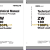 Hitachi ZW180 ZW180PL Wheel Loader Technical and Workshop Manual