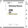 Hitachi ZW20 Wheel Loader Technical and Workshop Manual