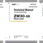 Hitachi ZW30-5B Wheel Loader Technical and Workshop Manual