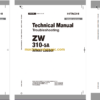 Hitachi ZW310-5A Wheel Loader Technical and Workshop Manual