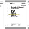 Hitachi ZW310-5B ZW330-5B Wheel Loader Technical and Workshop Manual