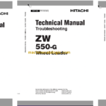 Hitachi ZW550-G Wheel Loader Technical and Workshop Manual