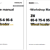 Hitachi ZW65-6 ZW75-6 ZW95-6 Wheel Loader Technical and Workshop Manual