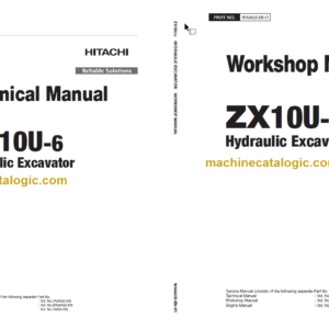 Hitachi ZX10U-6 Hydraulic Excavator Technical and Workshop Manual