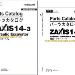Hitachi ZX14-3 Parts Catalog & Equipment Components Parts Catalog