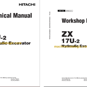 Hitachi ZX17U-2 Hydraulic Excavator Technical and Workshop Manual