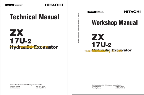 Hitachi ZX17U-2 Hydraulic Excavator Technical and Workshop Manual