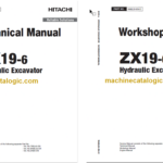 Hitachi ZX19-6 Hydraulic Excavator Technical and Workshop Manual
