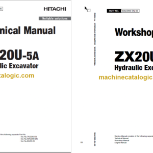 Hitachi ZX20U-5A Hydraulic Excavator Technical and Workshop Manual