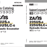 Hitachi ZX225US-6 Hydraulic Excavator Parts Catalog & Equipment Components Parts Catalog