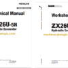 Hitachi ZX26U-5N Hydraulic Excavator Technical and Workshop Manual