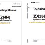 Hitachi ZX26U-6 Hydraulic Excavator Technical and Workshop Manual