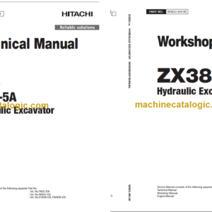 Hitachi ZX38U-5A Hydraulic Excavator Technical and Workshop Manual