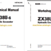 Hitachi ZX38U-6 Hydraulic Excavator Technical and Workshop Manual