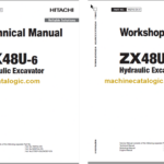 Hitachi ZX48U-6 Hydraulic Excavator Technical and Workshop Manual