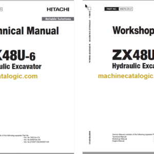 Hitachi ZX48U-6 Hydraulic Excavator Technical and Workshop Manual