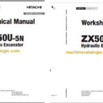Hitachi ZX50U-5N Hydraulic Excavator Technical and Workshop Manual