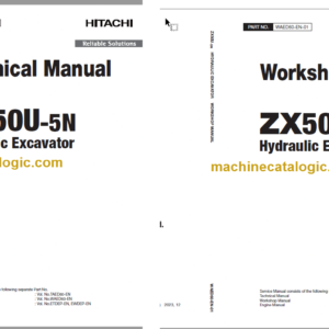 Hitachi ZX50U-5N Hydraulic Excavator Technical and Workshop Manual