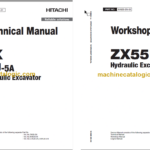 Hitachi ZX55U-5A Hydraulic Excavator Technical and Workshop Manual