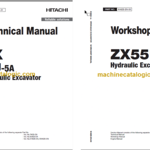 Hitachi ZX55U-5A Hydraulic Excavator Technical and Workshop Manual