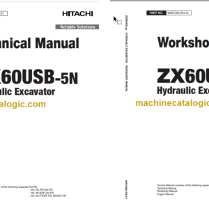 Hitachi ZX60USB-5N Hydraulic Excavator Technical and Workshop Manual