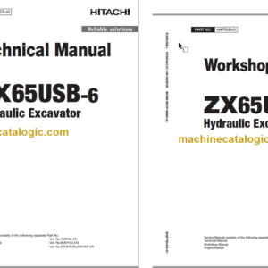 Hitachi ZX65USB-6 Hydraulic Excavator Technical and Workshop Manual