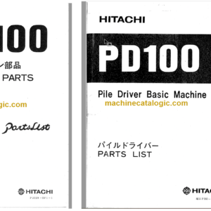 PD100 Pile Driver Full Parts Catalog